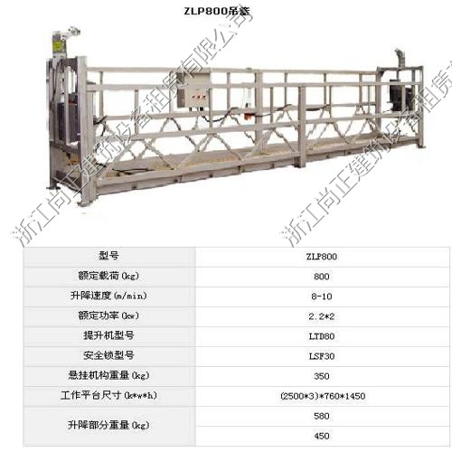 ZLP800系列吊篮